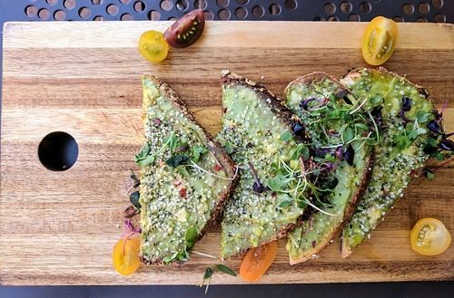 Avocado toast at Lola's Cafe in Ladera Ranch