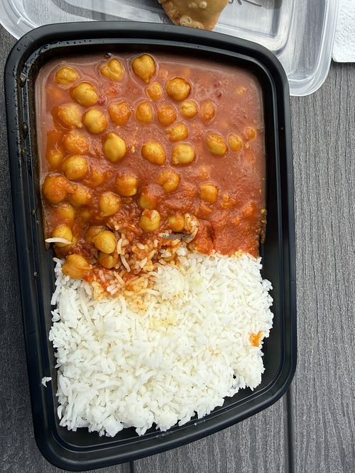 Vegan Chana Masala  at Masala Box in Gladstone