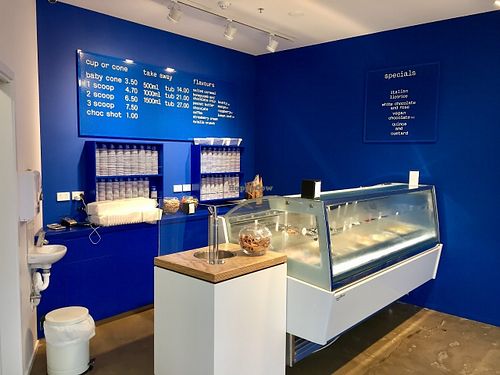 Interior at Gelato Papa in Preston