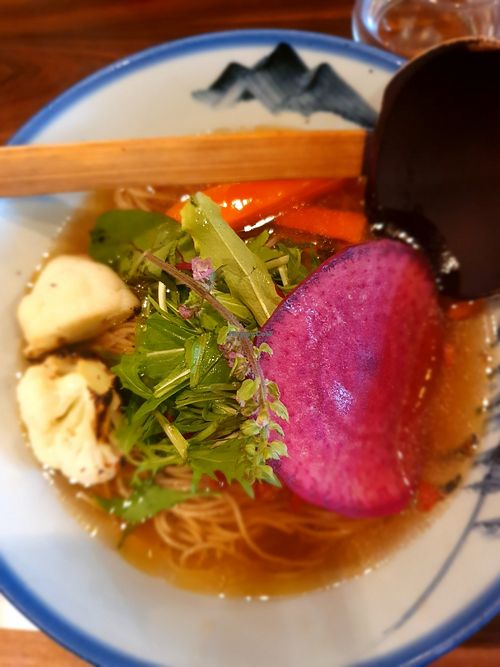 Vegan ramen at Afuri - Shibuya in Tokyo