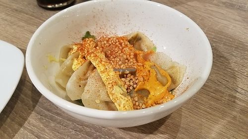 Seasonal dumplings - just get them!! at Beyond Sushi in New York City