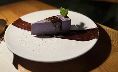 Ube cheesecake❤️❤️❤️❤️❤️  at Beyond Sushi in New York City