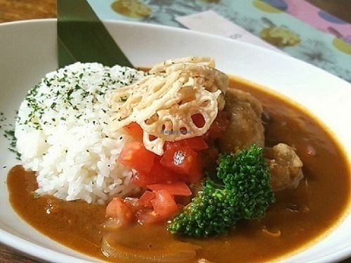Vegan curry rice at Borabora in Kobe