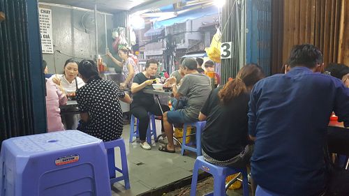 Busy spot at Chi Cu in Ho Chi Minh City