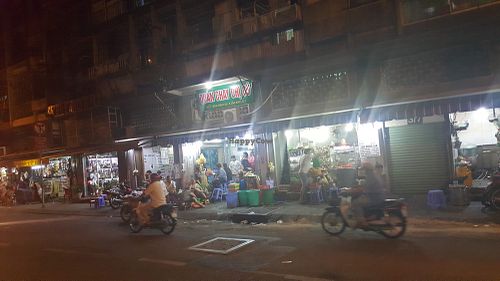 View from outside at Chi Cu in Ho Chi Minh City