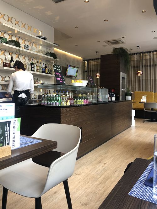 inside at Bistro Maha in Ljubljana