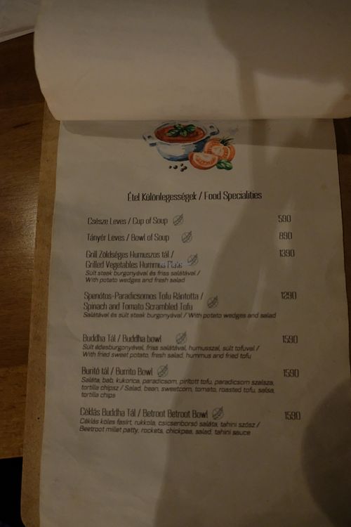 Menu at LYR Speciality Coffee and Food in Pecs