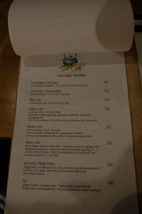 Menu at LYR Speciality Coffee and Food in Pecs