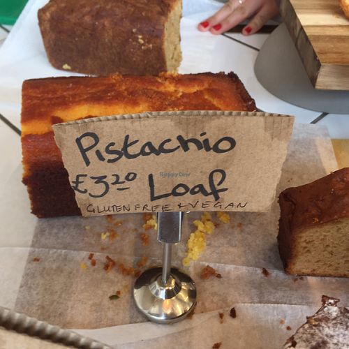 vegan and gluten free cake!! at Urban Baristas in East London