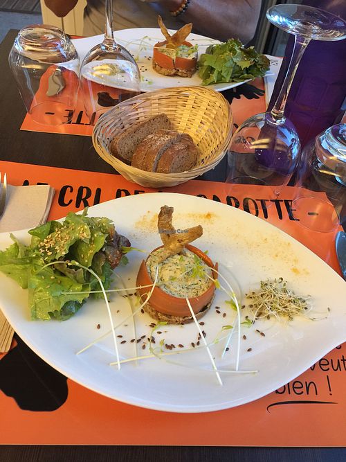 Cheese cake de la mer ! at Le Cri de la Carotte in Puisserguier