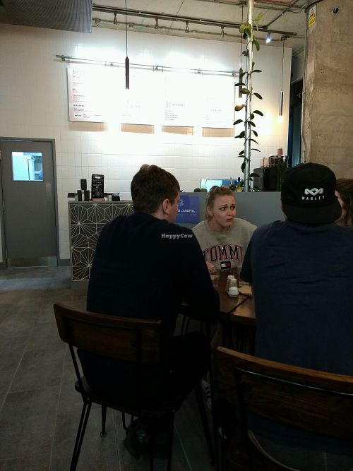 counter at The Vurger Co - Richmix Square in East London
