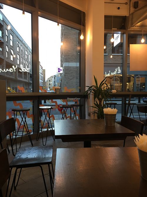 Interior  at The Vurger Co - Richmix Square in East London