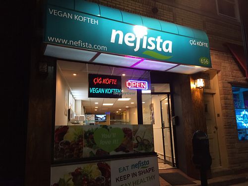 exterior at Nefista Vegan Kofteh in Cliffside Park