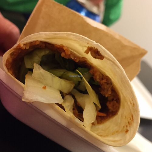 wrap sandwich at Nefista Vegan Kofteh in Cliffside Park