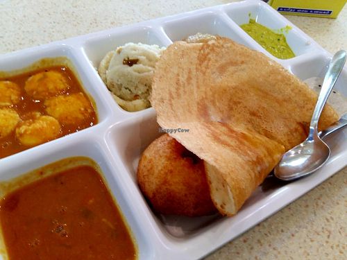 "mini tiffin"  at Sangeetha Vegetarian - Salam Street in Abu Dhabi