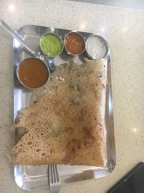 ... at Sangeetha Vegetarian - Salam Street in Abu Dhabi