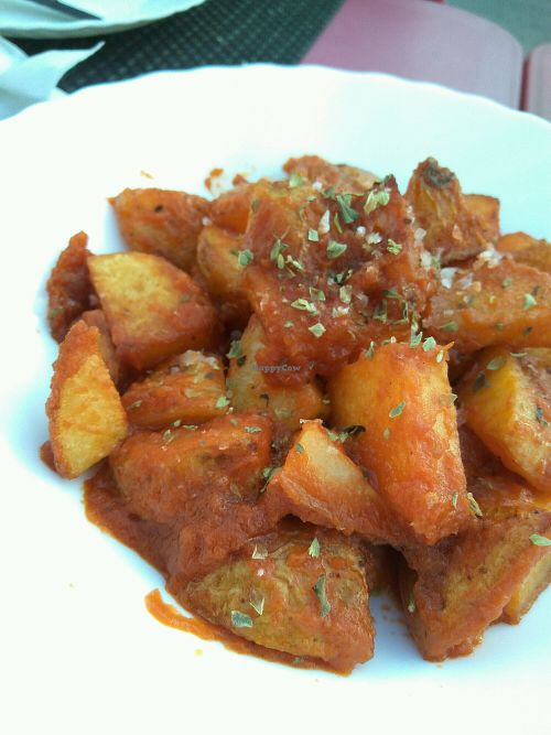 patatas bravas at Restaurante La Fruitería in Guardamar Del Segura
