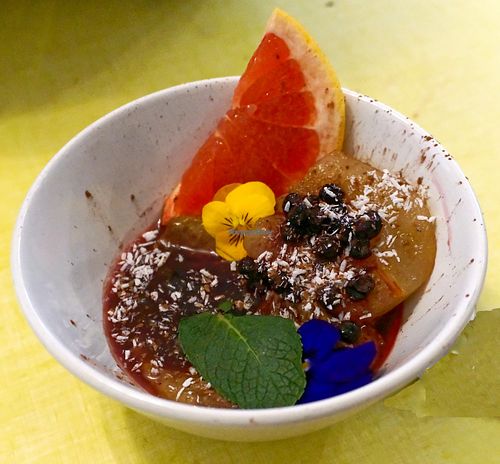 Poached Pear at Jah Jah in Paris