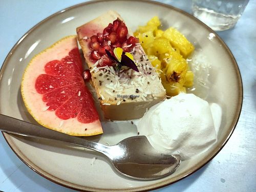 Flan antillais at Jah Jah in Paris