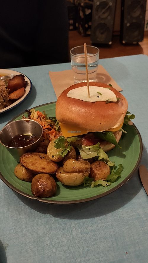 Burger at Jah Jah in Paris