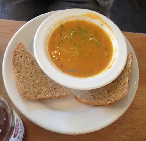 Carrot and Cabbage Soup at Cafe Evolution in Florence