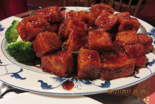 vegan meat at Magical Rice in Boca Raton