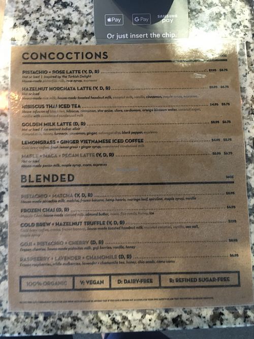 Special drinks! at Oromo Cafe in Chicago