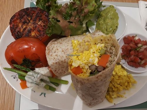 Breakfast buritto  at Broccoli Revolution - Central Embassy in Bangkok