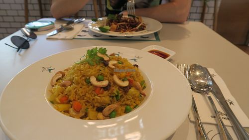 pineapple fried rice at Broccoli Revolution - Central Embassy in Bangkok