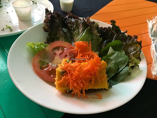 Salad at Villa Vegana in Sao Paulo