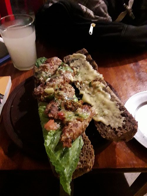 Chorisaurio at La Reverde Parrillita Vegana in Buenos Aires