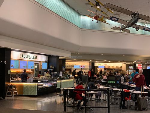 Left side while walking to gate 80 at SFO - San Francisco Soup Company - T3 in South San Francisco