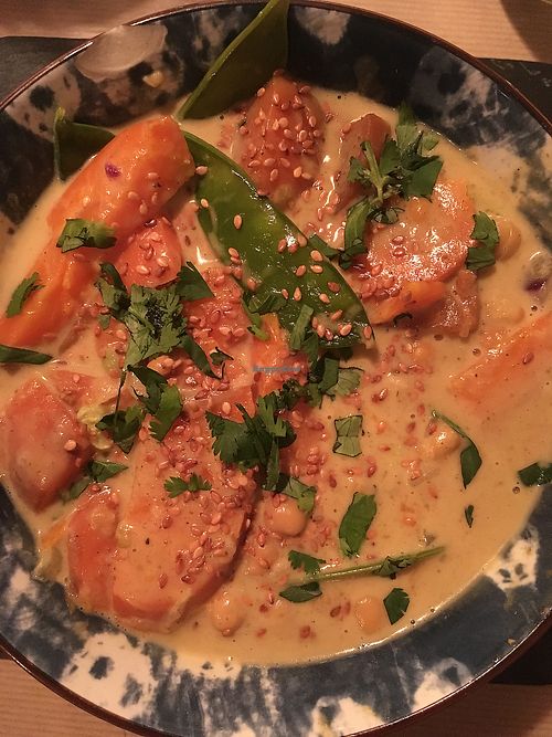 Curry bowl  at Le Tandem in Biarritz