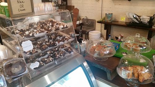 Those marshmallow brownies are vegan and gluten free! at The District at Mills 50 in Orlando