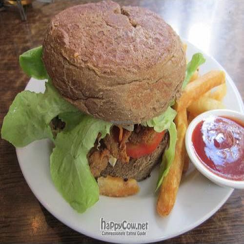 SFC Burger & Chips at Zenhouse Vegetarian Yum Cha  in Adelaide