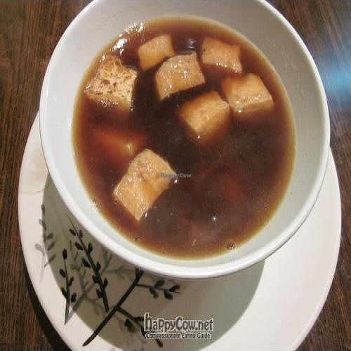 Malaysian Bakutteh Soup - taste just like the original one - very comforting. at Zenhouse Vegetarian Yum Cha  in Adelaide