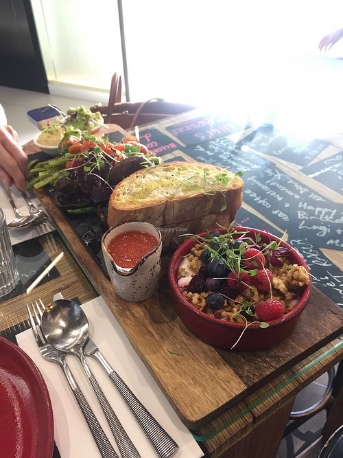 Vegan Breakfast Platter at Luigi Delicatessen in Adelaide