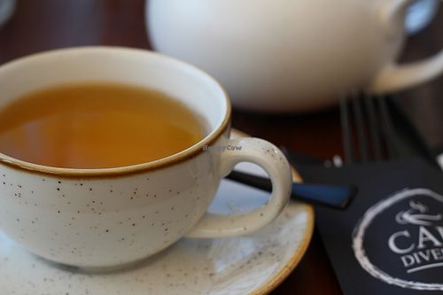 Peppermint herbal tea. at Cafe Diversity in Moreton Bay Region