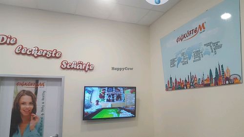 inside at Cigköftem in Innsbruck