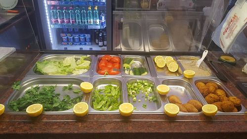 fresh ingredients / frischen Zutaten at Cigköftem in Innsbruck