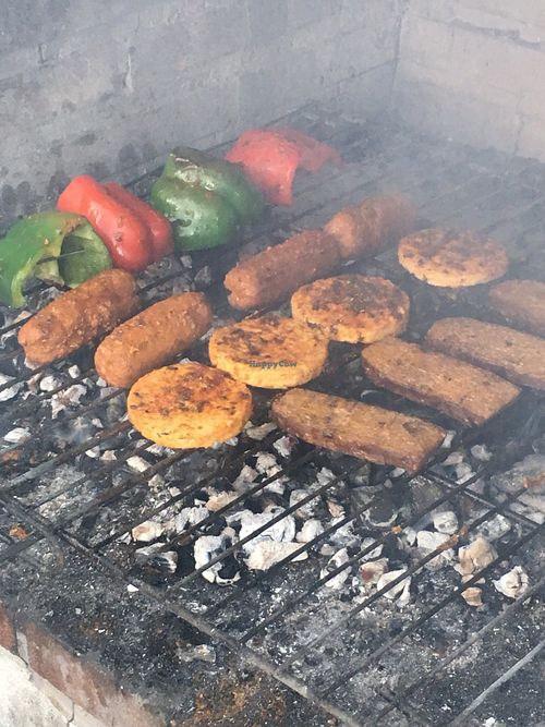 The Argentinian barbecue  at Soja y Pimenton - Vegan Argentinian BBQ in Lanzarote