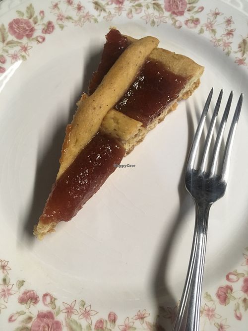 Quince tart  at Soja y Pimenton - Vegan Argentinian BBQ in Lanzarote