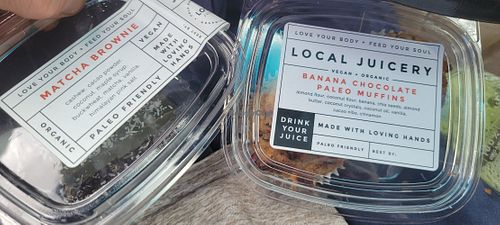 Raw, GF and paleo vegan dessert options at Local Juicery in Flagstaff