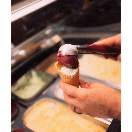 vegan ice cream at Koln Kiosk in Cologne