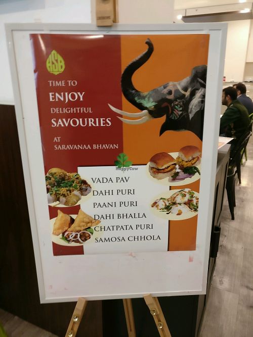poster at Saravana Bhavan in Melbourne