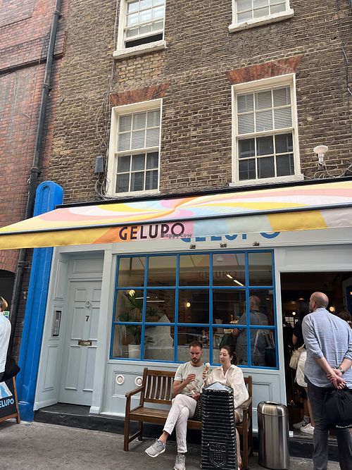 Outside  at Gelupo in London