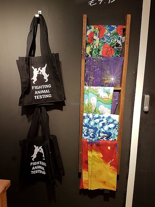 fighting animal testing bags at LUSH in Maastricht