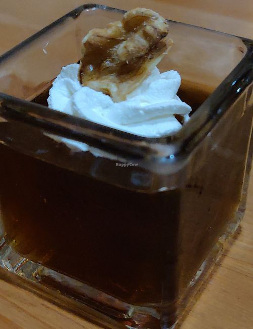 Coffee jello dessert of the day from set at Farmer's Kitchen in Hualien