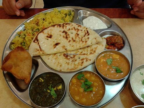 thali combo - super delish! at Jay Bharat Market and Restaurant in Artesia