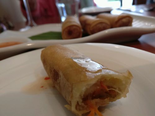 spring roll at Brown Grain Thai Restaurant in Ballarat